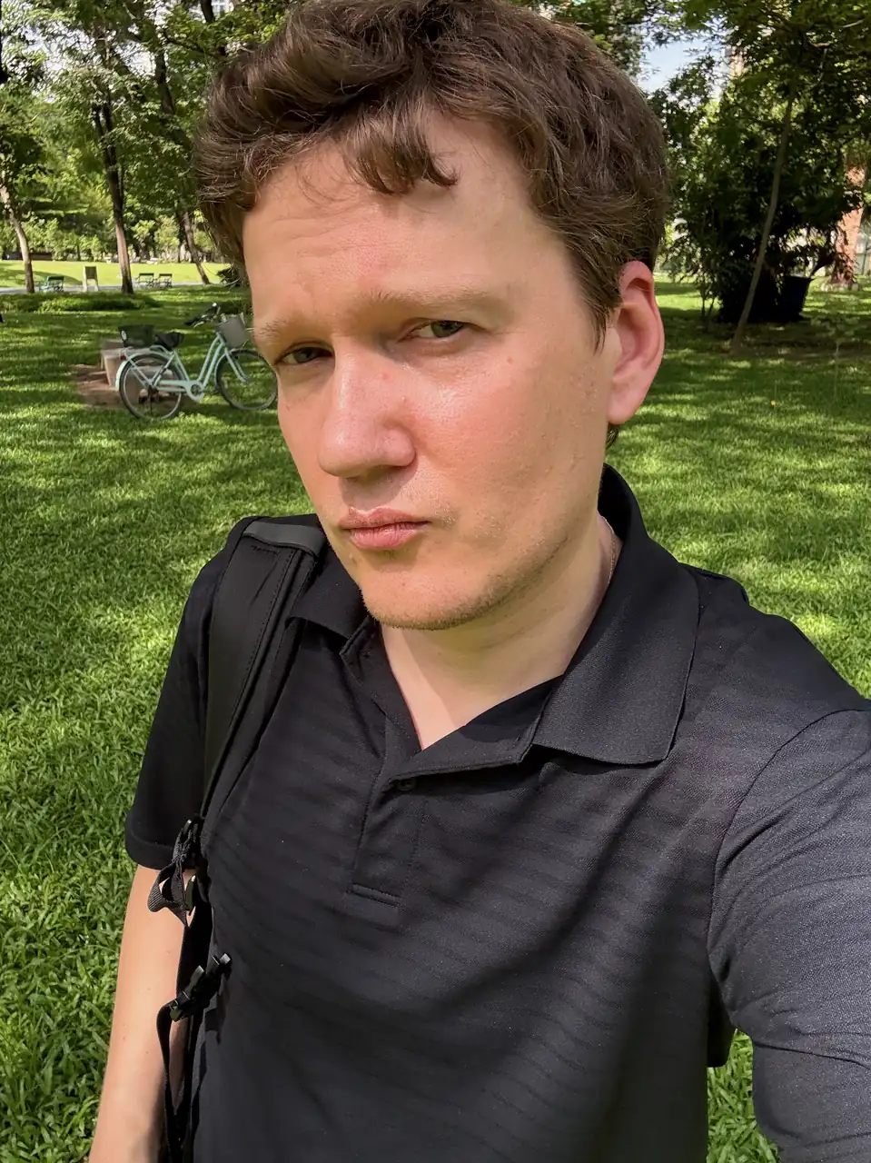 David in a Bangkok park